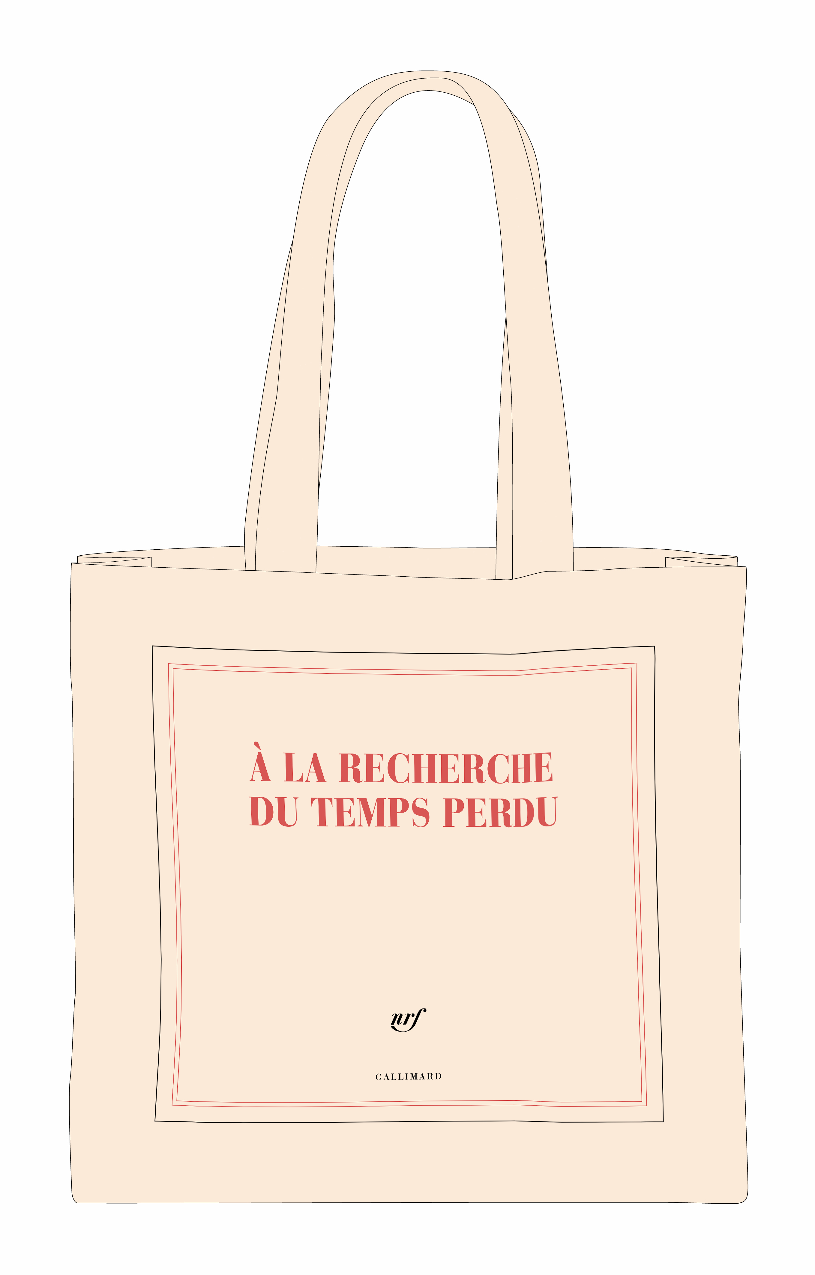 Sac tissu "À la recherche du temps perdu" (papeterie)