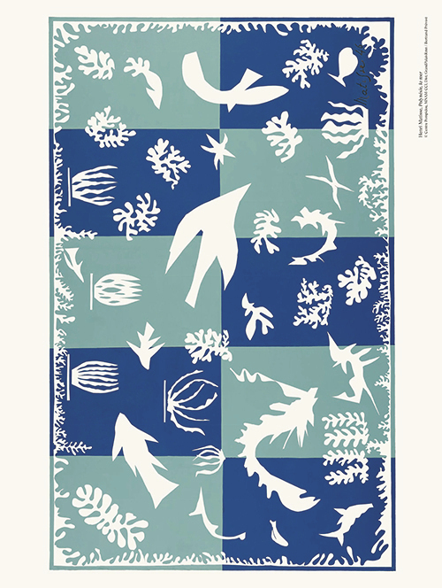 Planche Matisse - Polynésie - la mer