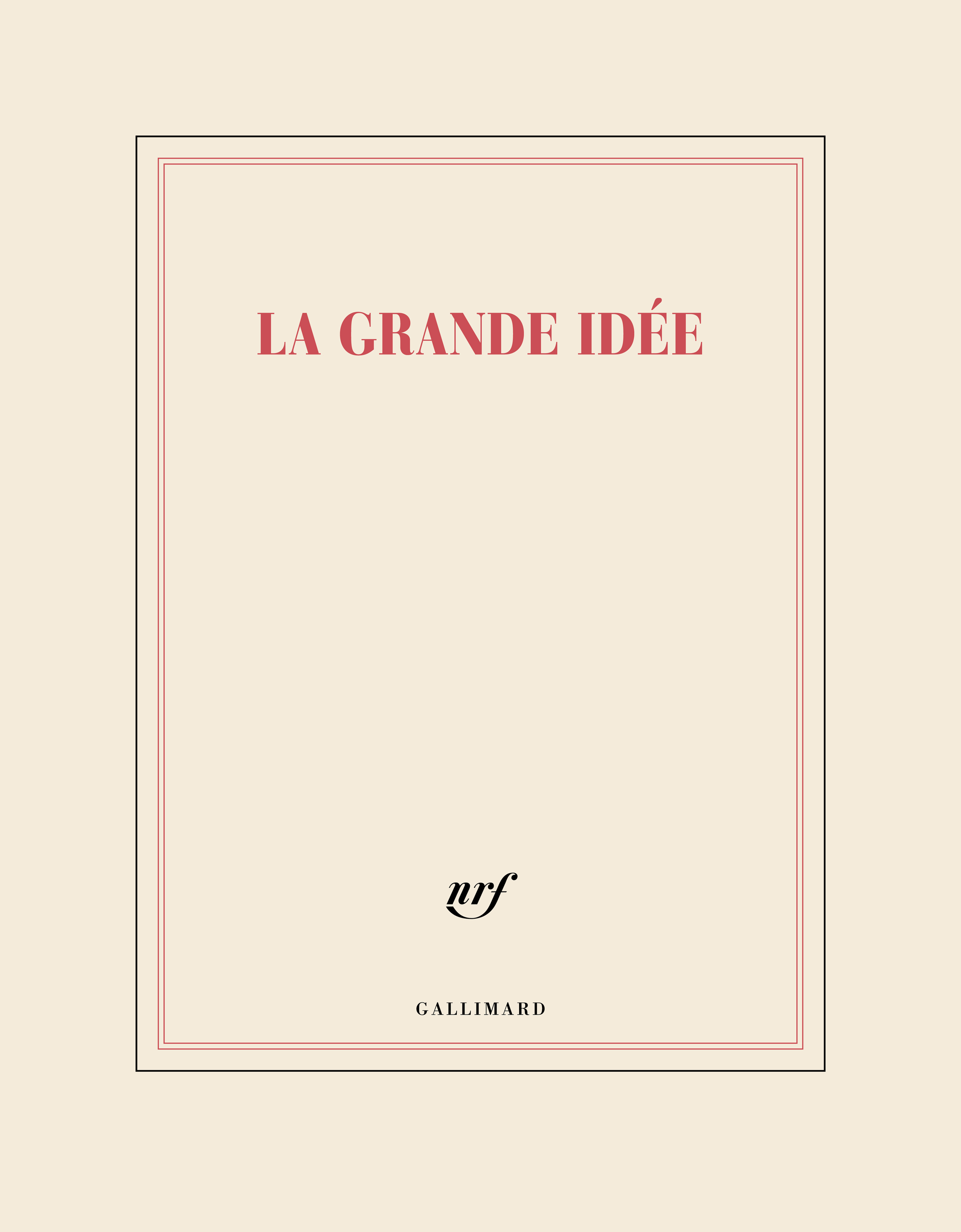 Carnet Grand format "La grande idée" (papeterie)