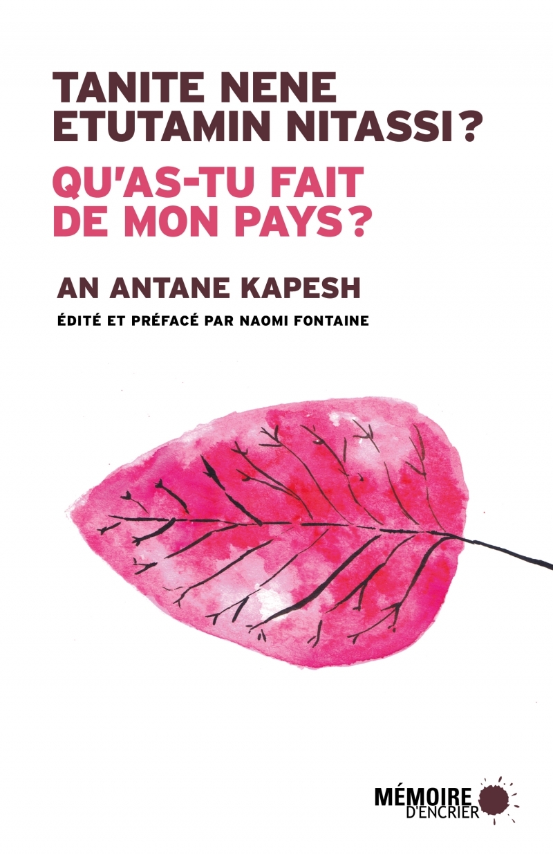 Qu’as-tu fait de mon pays ? - Tanite nene etutamin nitassi ?