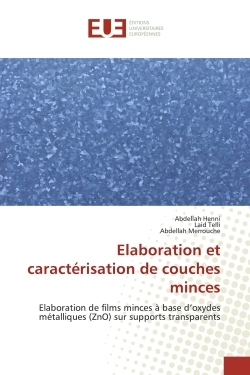 Elaboration et caractérisation de couches minces