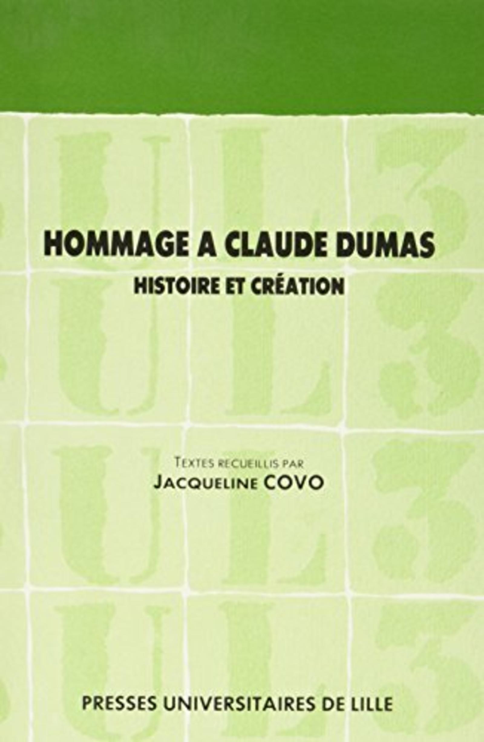 Hommage à Claude Dumas