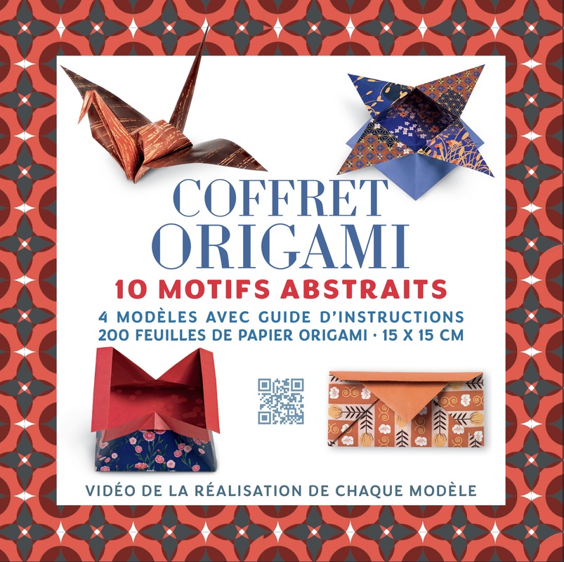 Coffret Origami 10 motifs abstraits