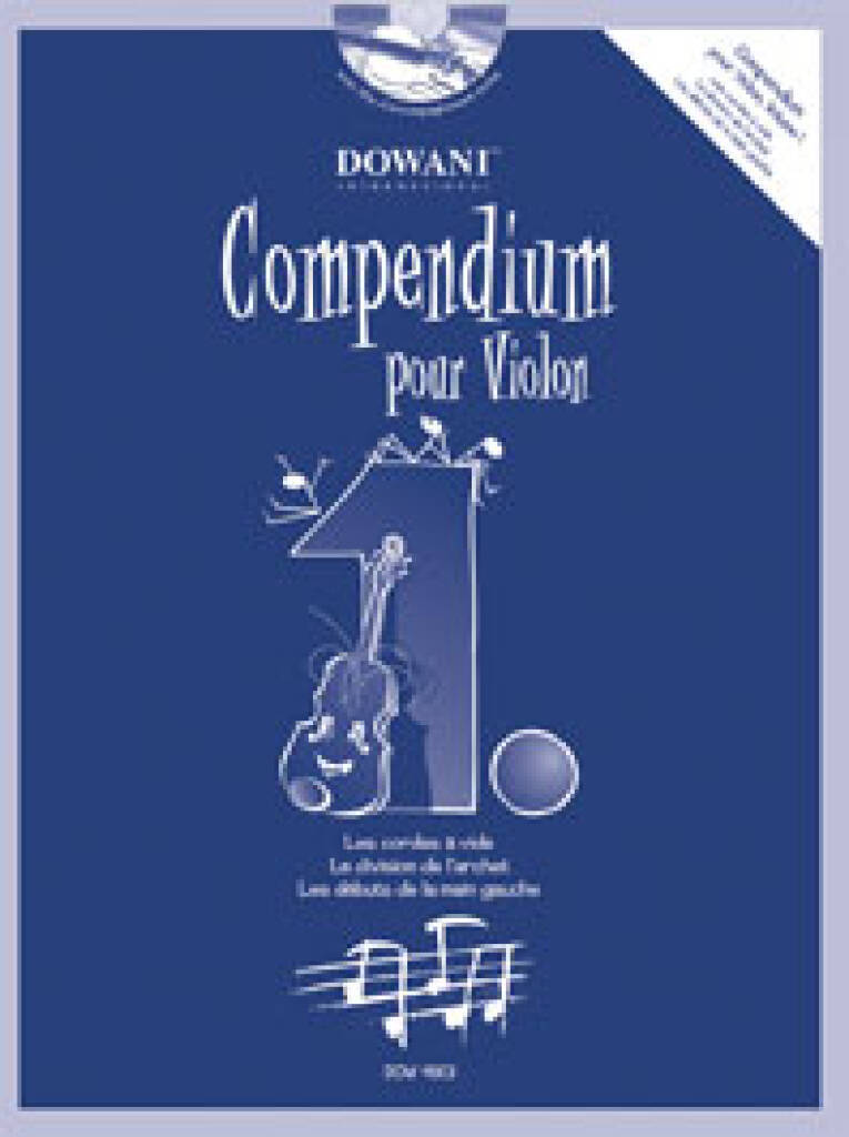 COMPENDIUM POUR VIOLON 1 - RECUEIL AVEC CD