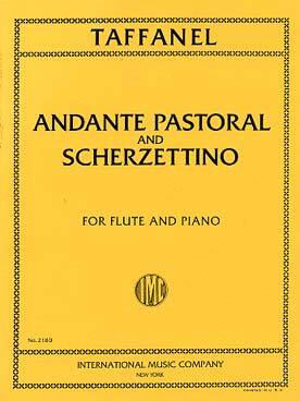 PAUL TAFFANEL : ANDANTE PASTORALE E SCHERZETTINO - FLUTE TRAVERSIERE - FLUTE ET PIANO