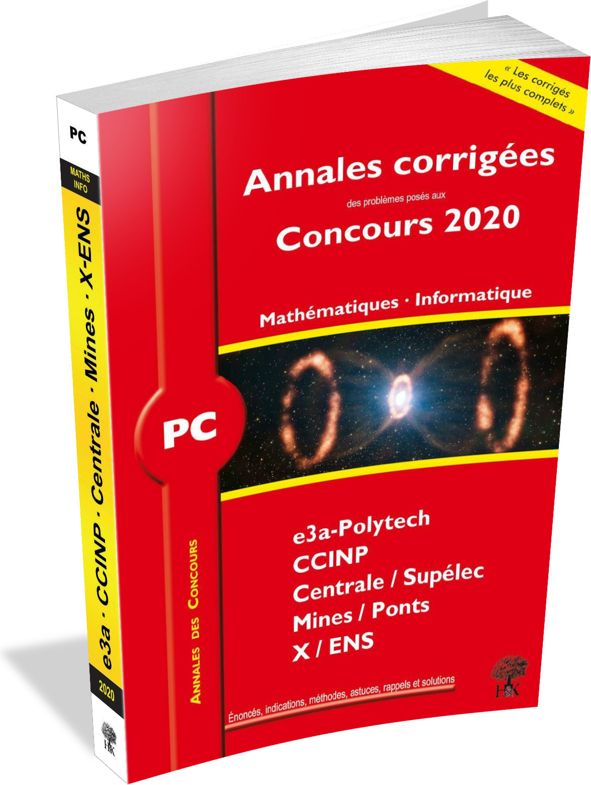 Annales corrigées Concours 2020 - PC Mathématiques - Informatique