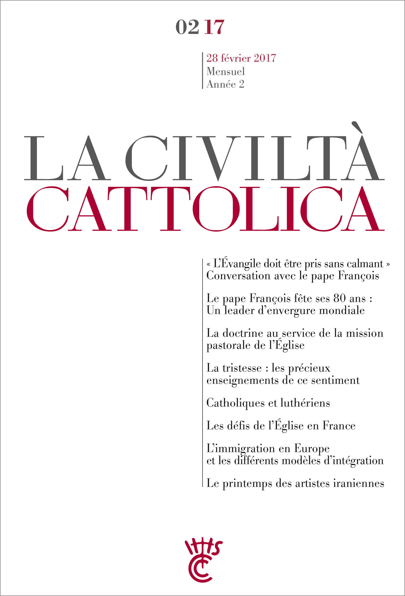 Civilta cattolica fevrier 2017