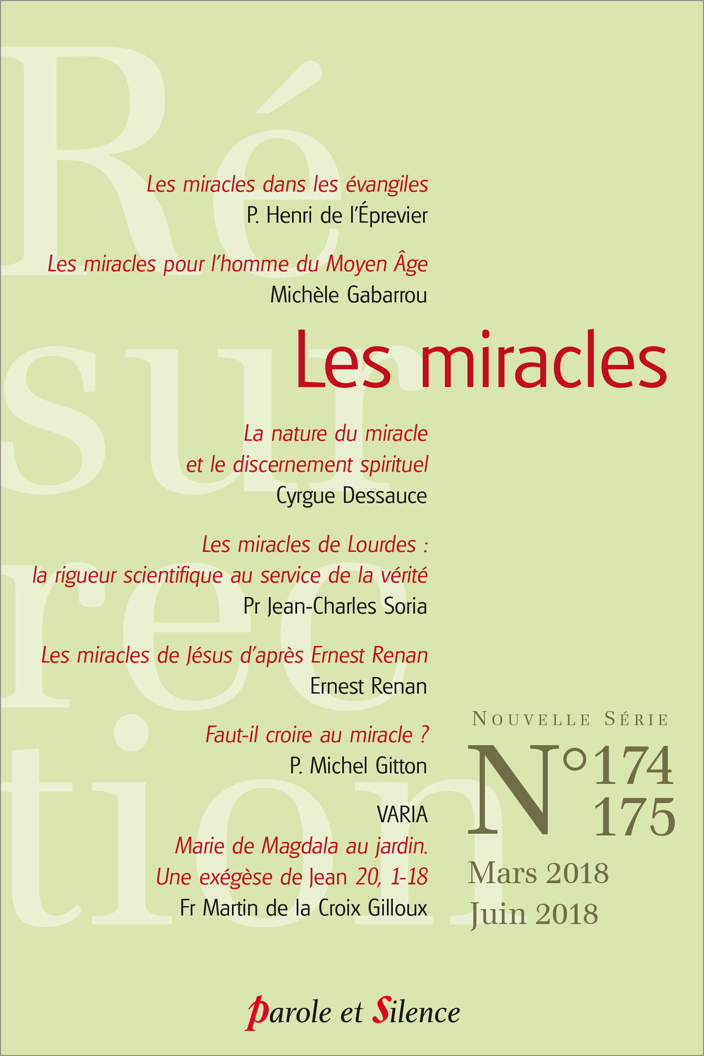 Résurrection n°174-175