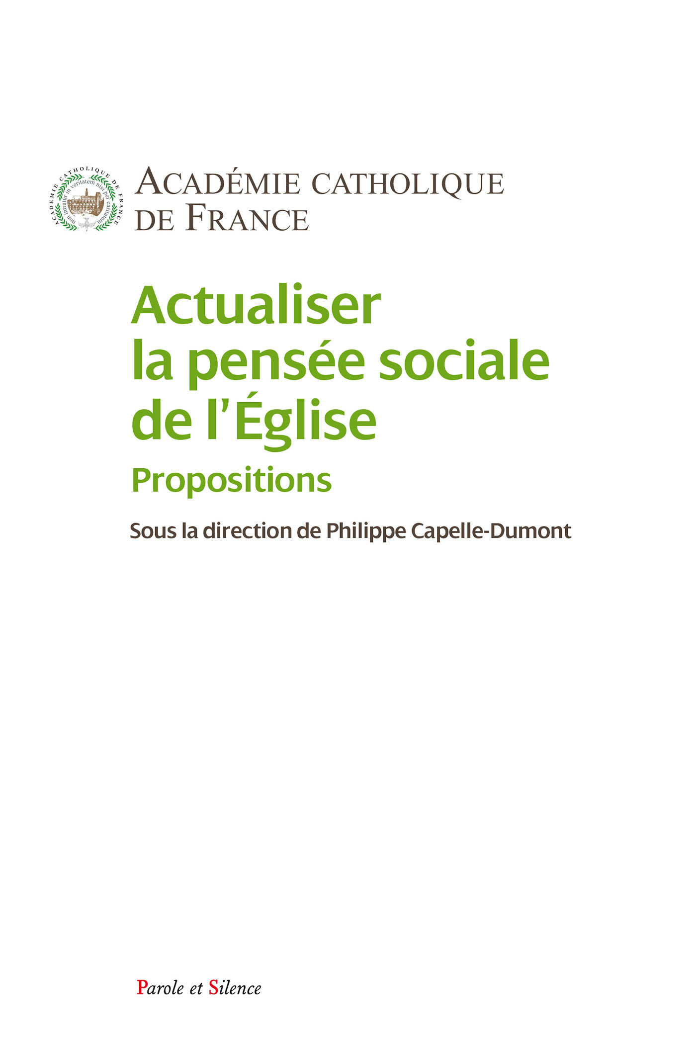 Actualiser la pensée sociale de l'Église