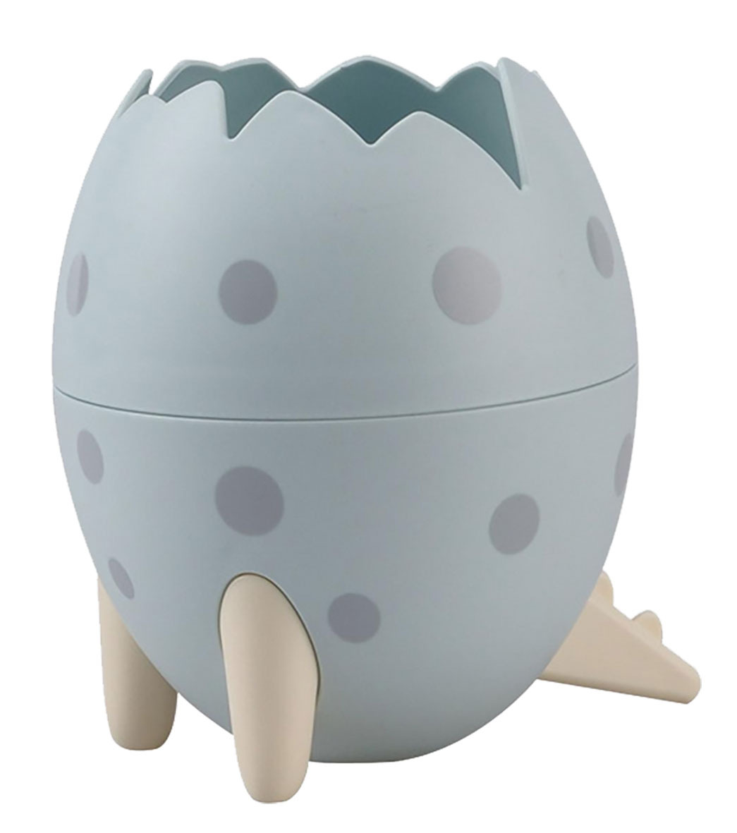 POT A CRAYON  UF DE DINOSAURE BLEU