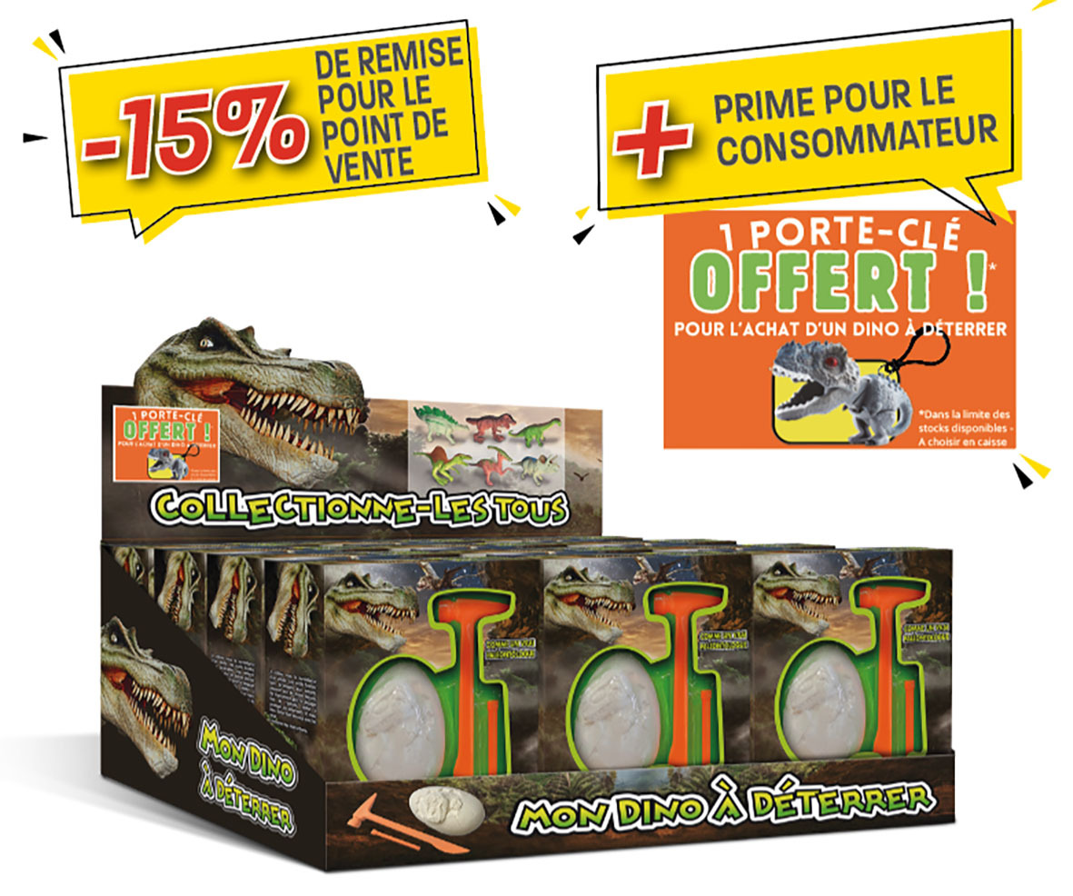 DISPLAY 12 DINOS A DETERRER AVEC PRIME 1 POUR 1