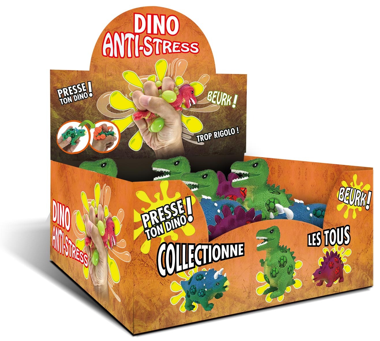 DISPLAY 18 EX ANTISTRESS DINOSAURE
