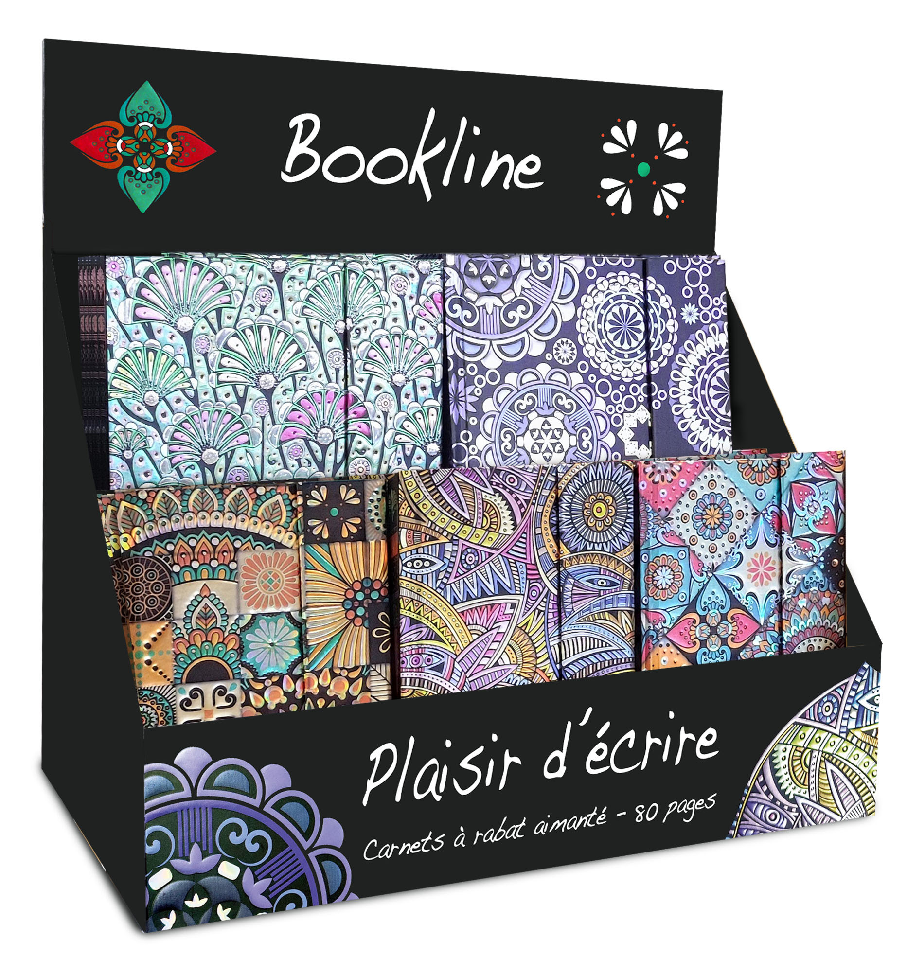 DISPLAY 25 CARNETS BOOKLINE
