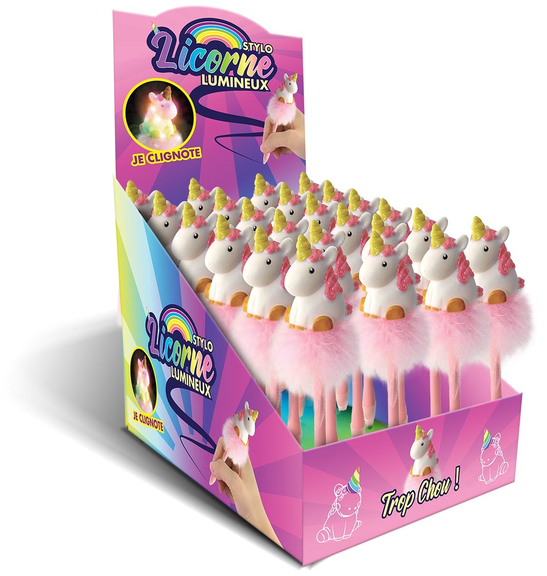 DISPLAY 24 EX STYLO LICORNE