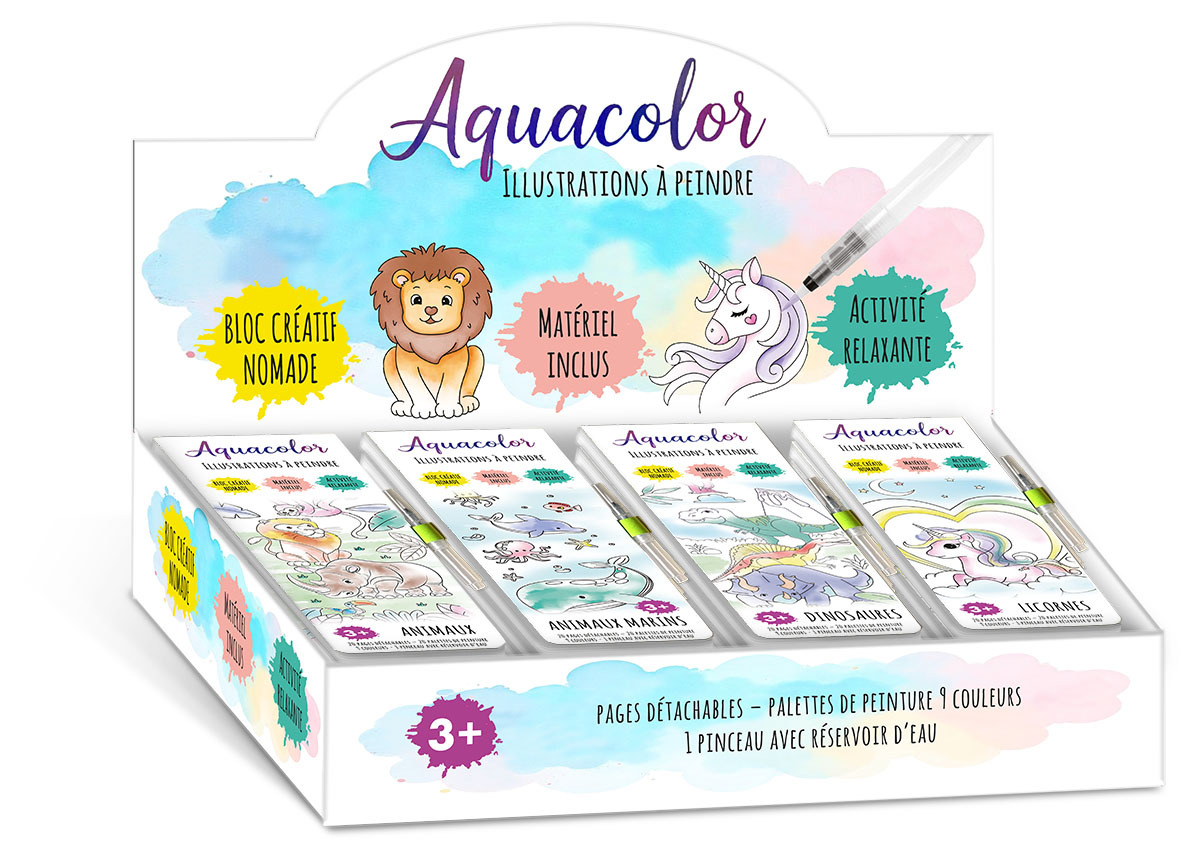 DISPLAY 20 AQUACOLOR (4 MODELES / 5 EX)