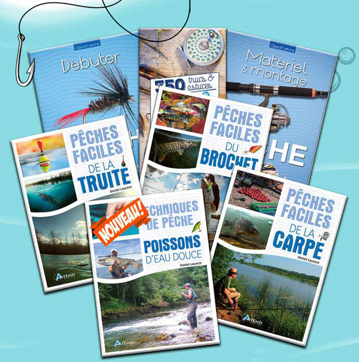 PACK PECHE EN EAU DOUCE (2 EX / TITRE - 7 TITRES)