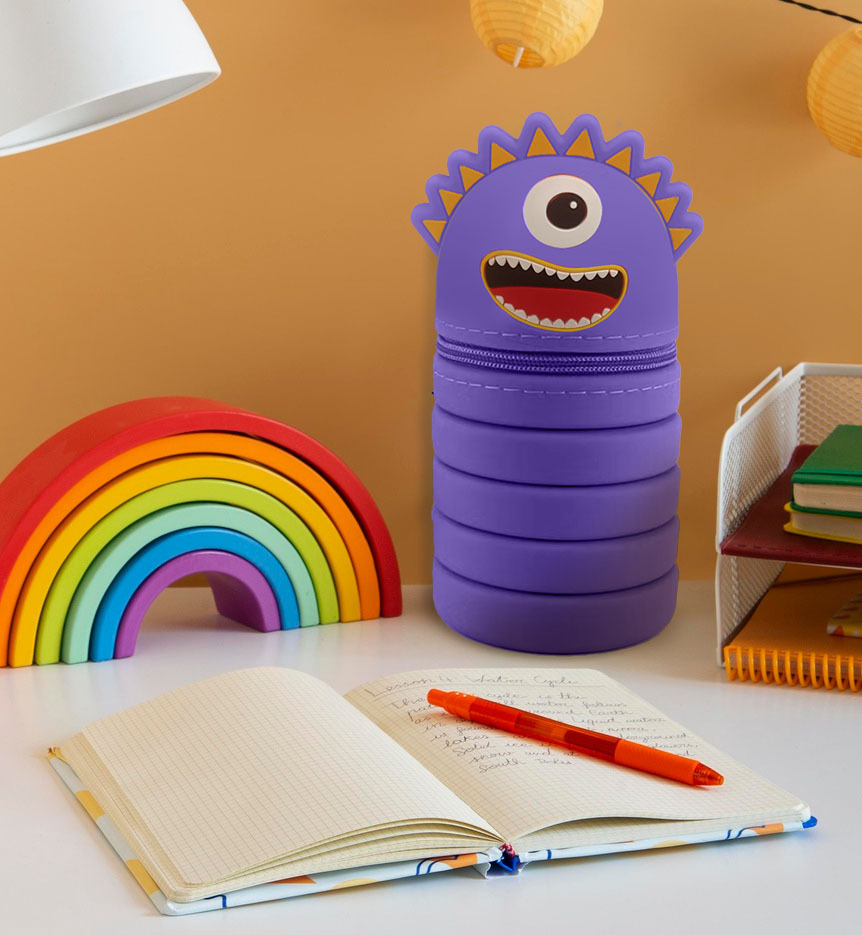 TROUSSE EXTENSIBLE SILICONE MONSTRE VIOLET