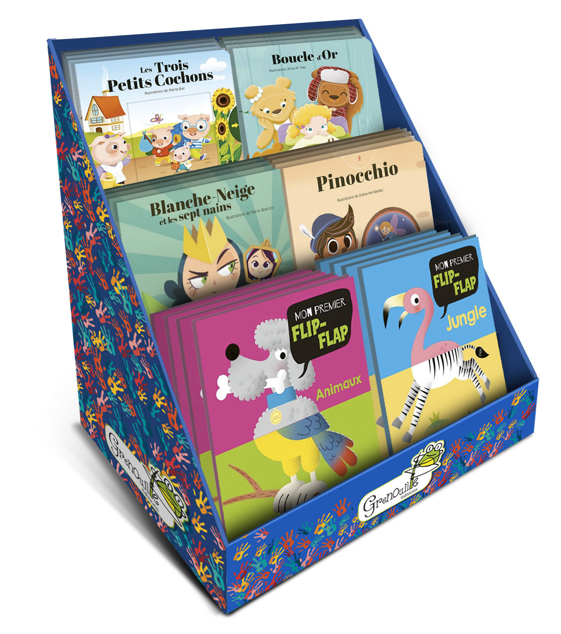 DISPLAY LIVRES GRENOUILLE PLEIN 24 EX