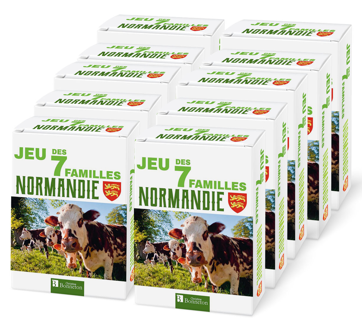 PACK 10 EX - JEUX DES 7 FAMILLES NORMANDIE