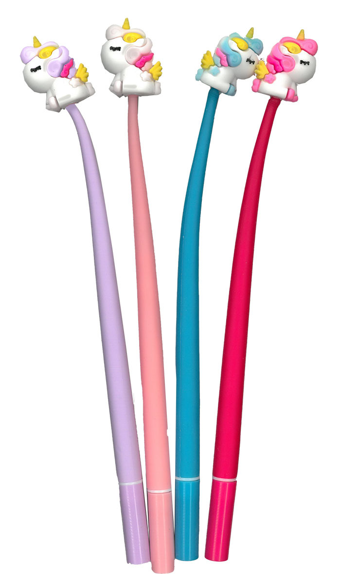 STYLO FLEXIBLE LICORNE