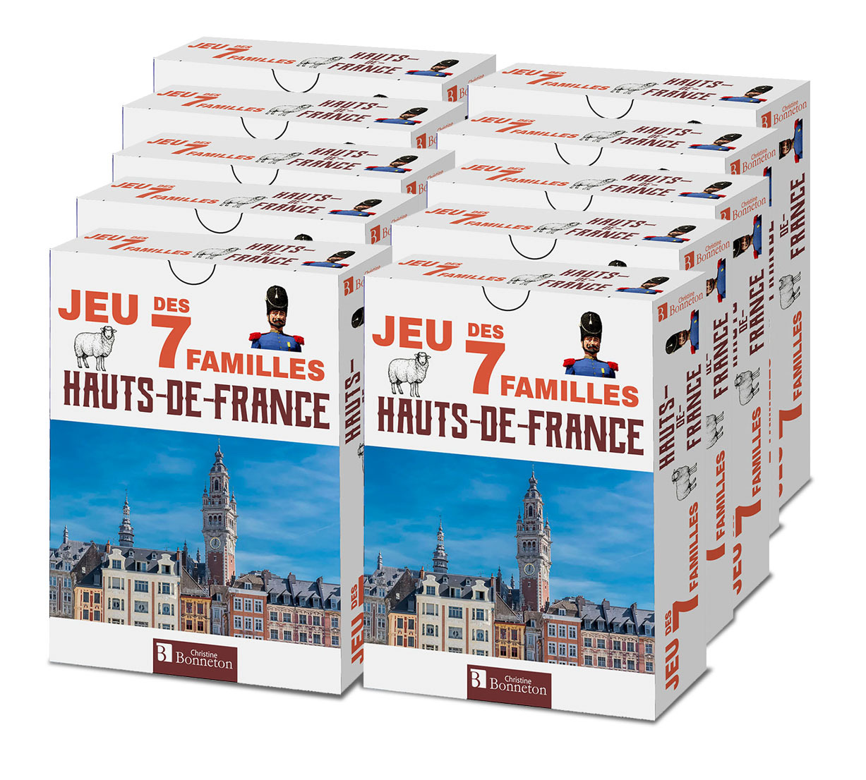 PACK 10 EX - JEU DES 7 FAMILLES HAUTS-DE-FRANCE