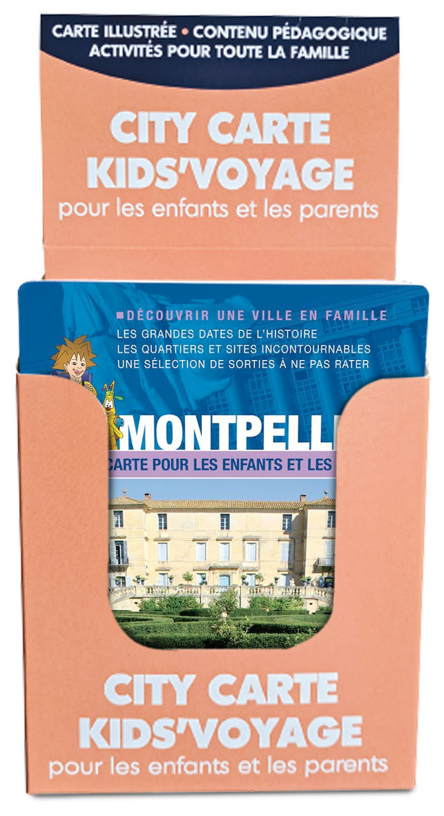PRESENTOIR PLEIN - MONTPELLIER 10 CARTES