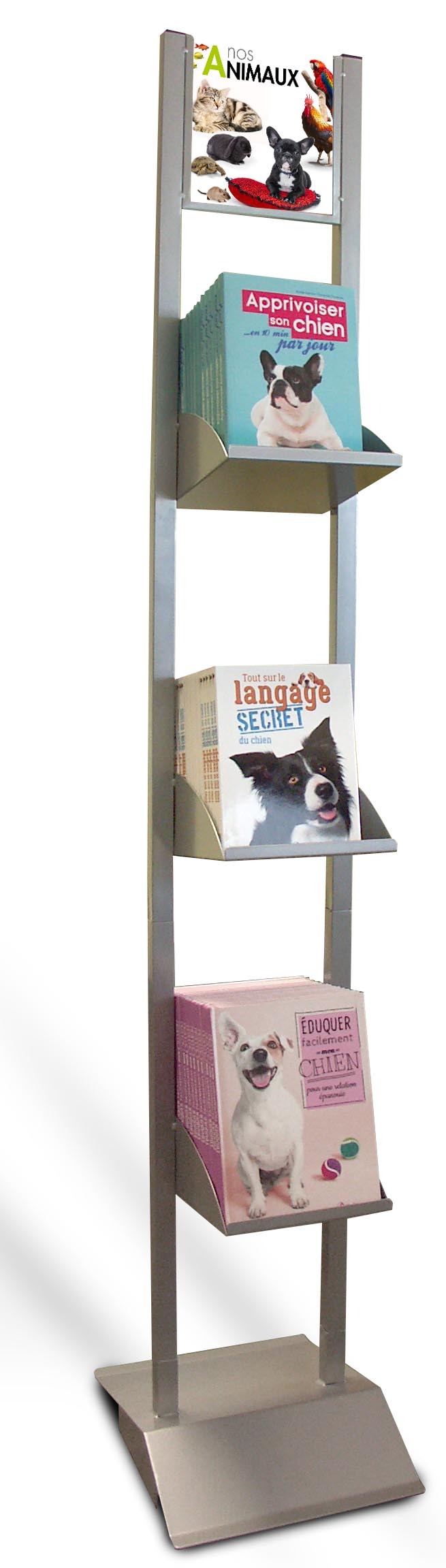 PRESENTOIR SOL METAL 3 FACINGS