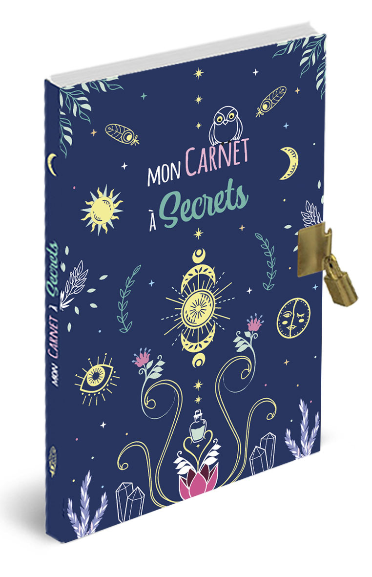 MON CARNET A SECRETS - BLEU