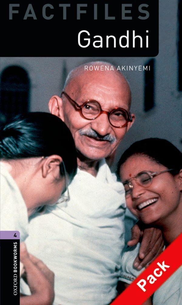 Oxford bookworms library 3e level 4; gandhi factfile audio cd pack