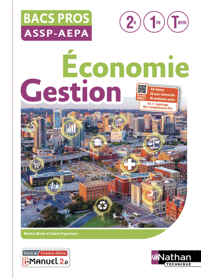 Économie-Gestion - 2de/1re/Tle Bac Pro ASSP - AEPA Livre + licence élève - 2022