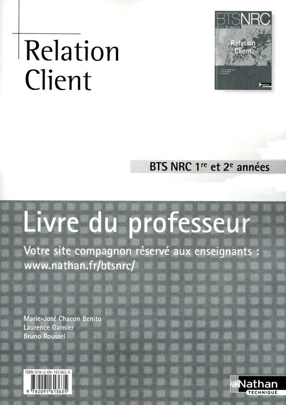 Relation Client BTS NRC 1 et 2 BTS NRC