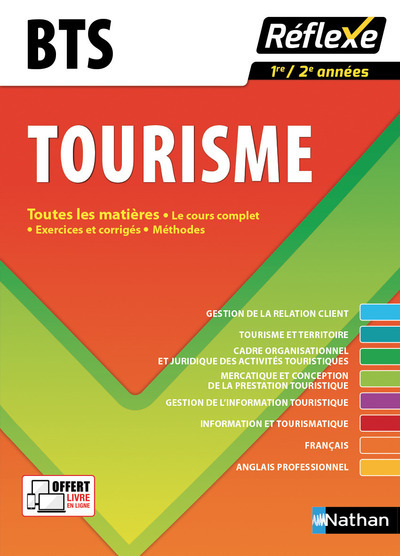 Tourisme BTS - Toutes les matières - Réflexe N21 2017