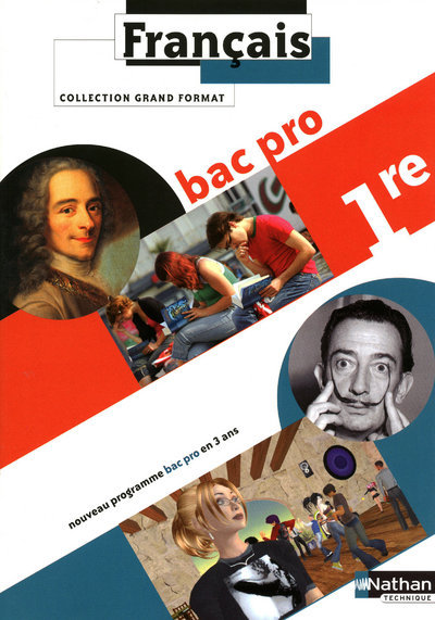 Français- 1ère Bac pro Grand Format Livre de l'élève