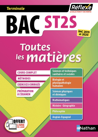 Sciences et technologies de la santé et du social Terminale BAC ST2S (Toutes matières Réflexe N5) 18