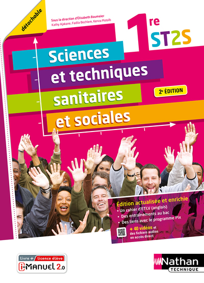 Sciences et techniques sanitaires et sociales 1ère ST2S (Poch Réflexe) Livre + licence élève 2021