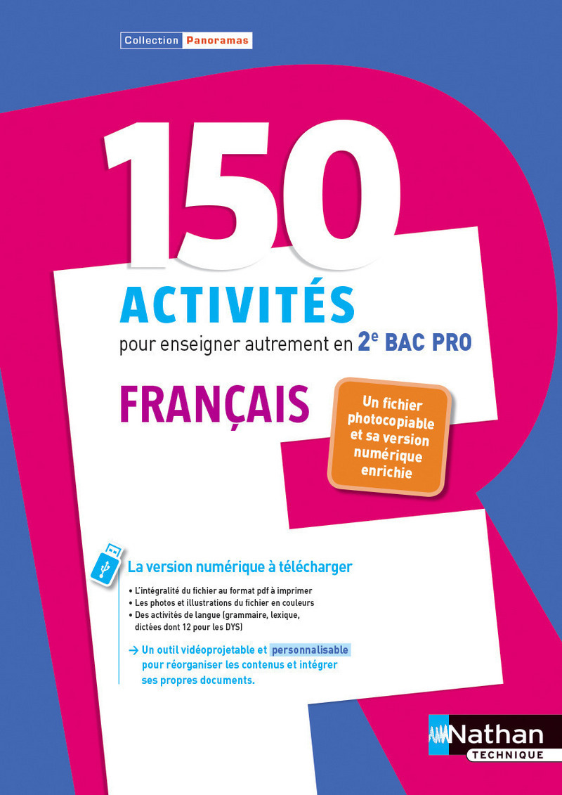 150 activités pour enseigner autrement le Français en 2e BAC PRO (Panoramas) Fichier enseignant