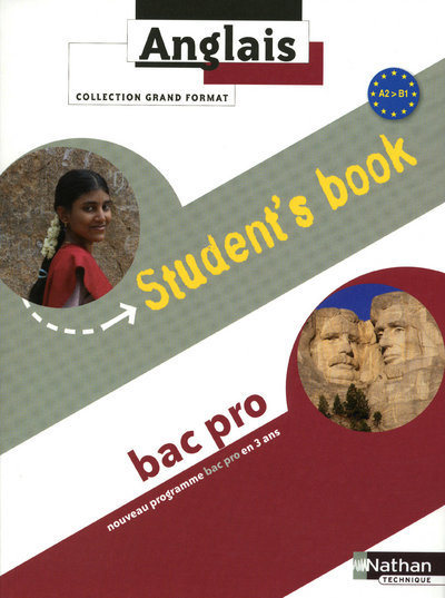 Anglais - Student's book - niveau A2&gt;B1Grand Format Livre de l'élève