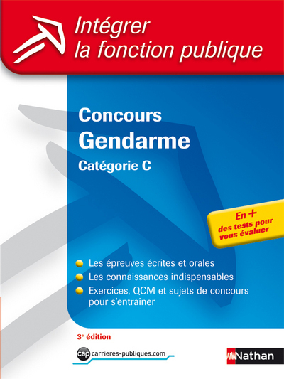 CONCOURS GENDARME N23 (INTEGRER LA FONCTION PUBLIQUE) CATEGORIE C 2009
