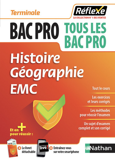 Histoire-Géographie Enseignement moral et civique Term BAC PRO (Guide Réflexe N37) 2018