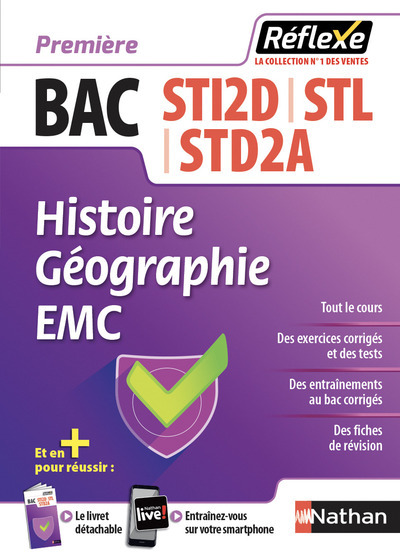 Histoire-Géographie 1re STI2D-STL-STD2A (Guide Réflexe N23) 2018