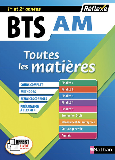 Assistant de manager BTS AM 1re/2e années (Toutes les matières Réflexe Numéro 9) 2018