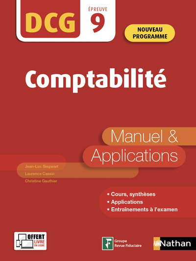 Comptabilité - DCG - Epreuve 9 - Manuel & Applications - 2019