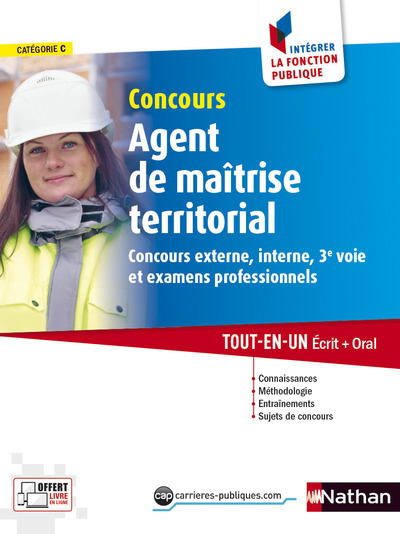 Concours Agent de maîtrise territorial - Catégorie C Intégrer la fonction publique