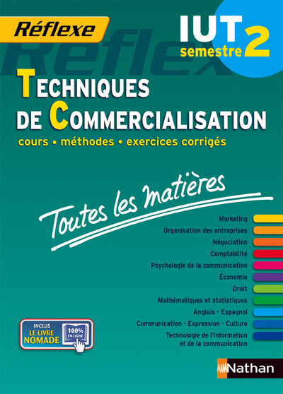 Toutes les matières IUT Techniques de commercialisation - Semestre 2 Réflexe IUT