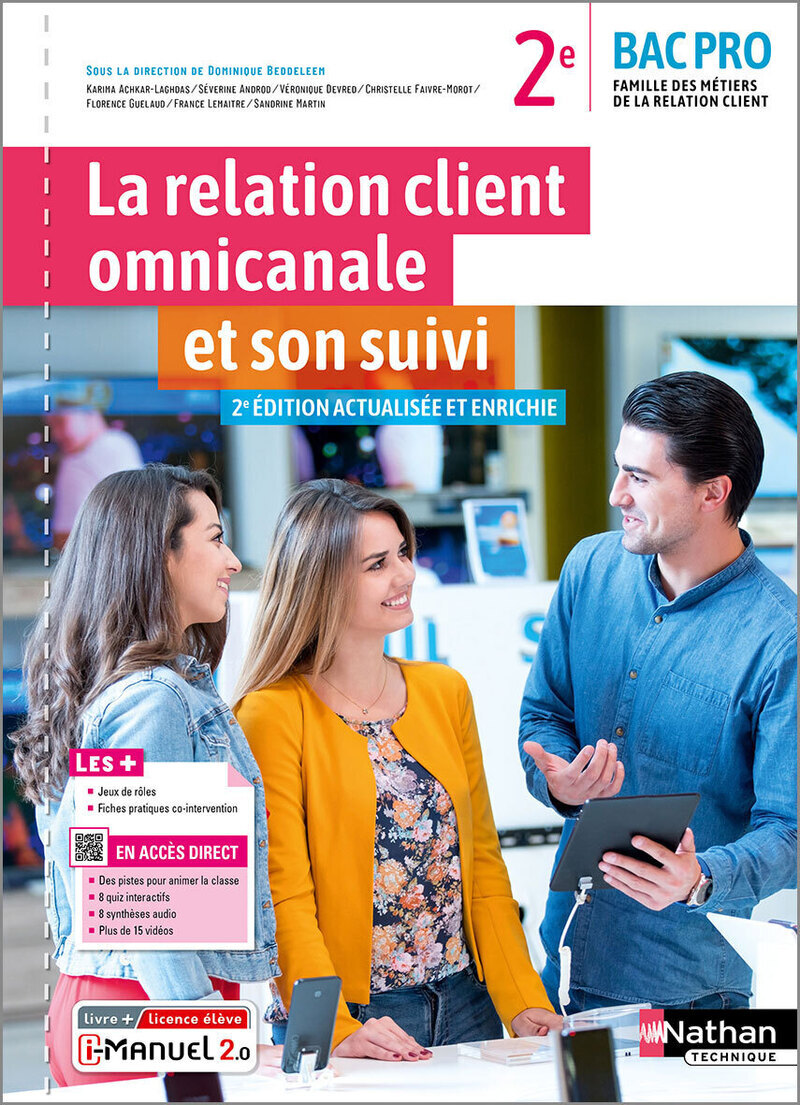 La relation client omnicanale et son suivi - 2ème Bac pro MRC - Livre + Licence élève - 2022