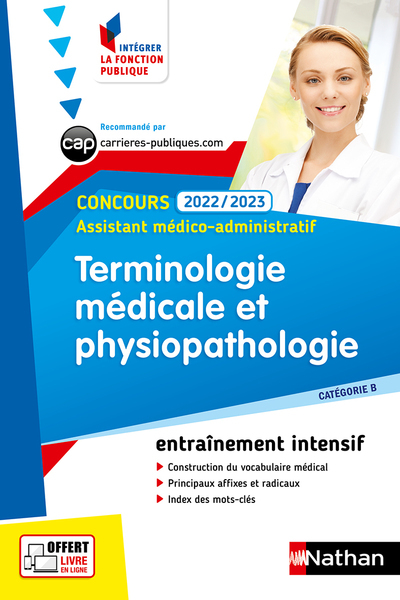 Terminologie médicale et physiopathologie - Assistant médico-administratif (IFP) Concours 2022/2023
