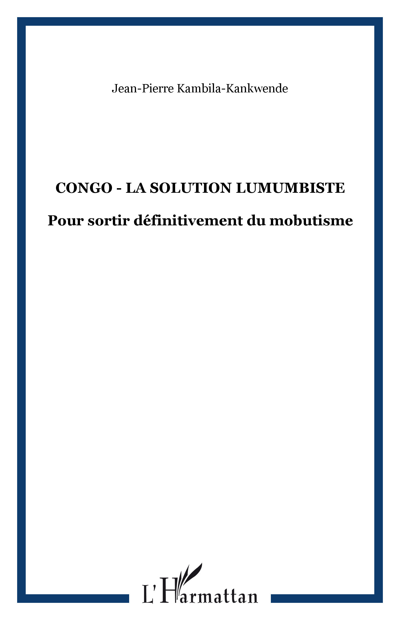 Congo - la Solution Lumumbiste