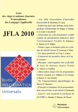 Studia Informatica Universalis, JFLA 2010