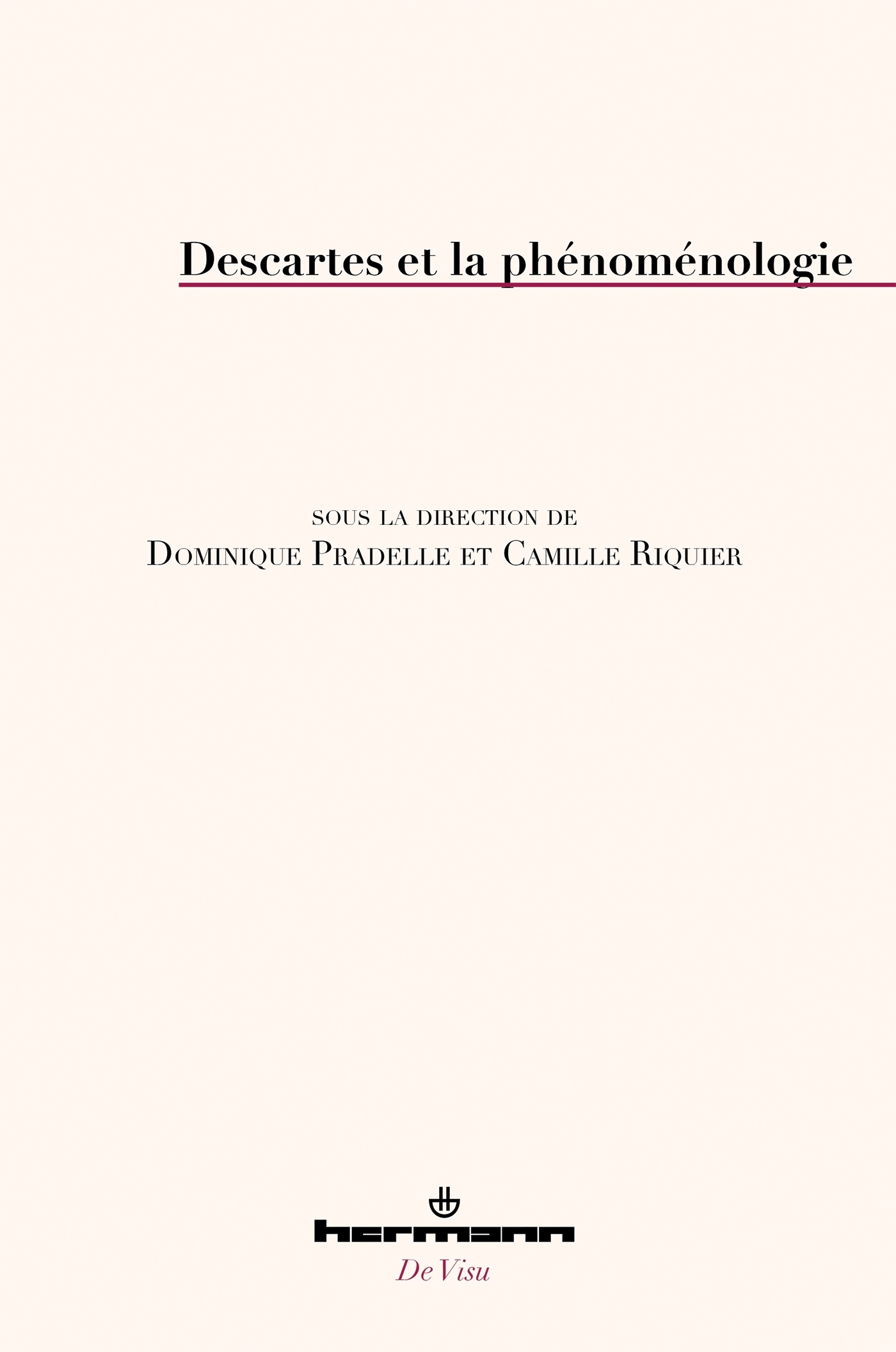 Descartes et la phénoménologie