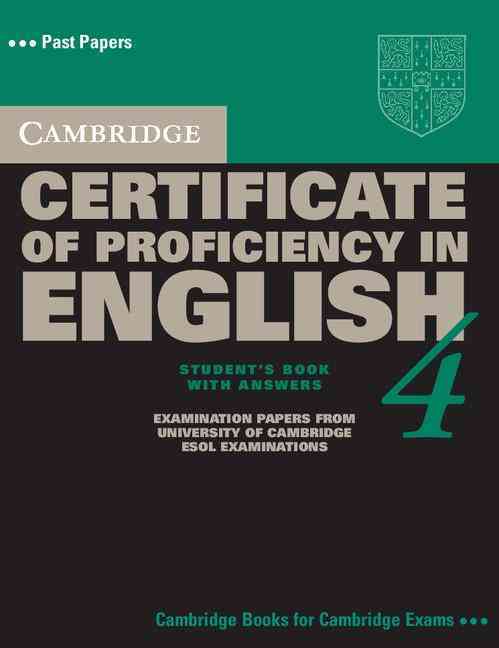 Cambridge Certificate of Proficiency in English 4 Self Study Pack